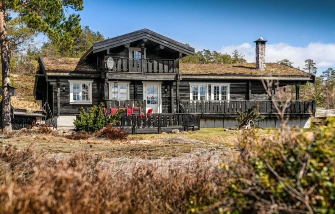 Beautiful Log Cabin At Gautefall Heimdal Exterior photo