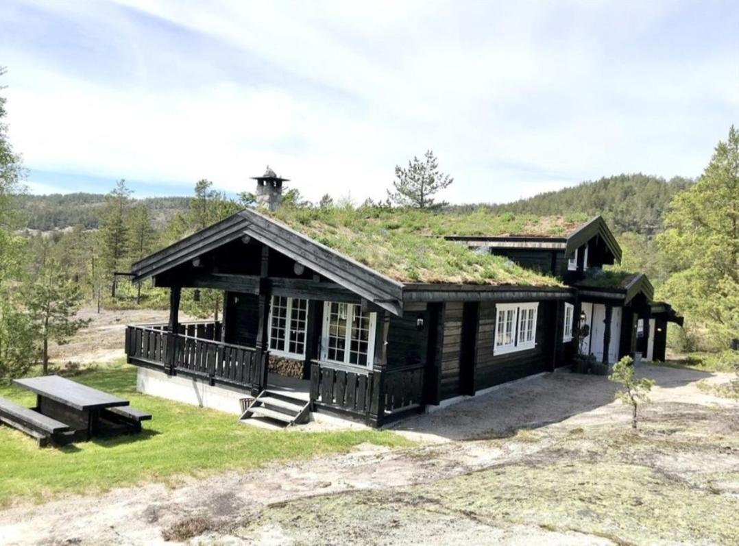 Beautiful Log Cabin At Gautefall Heimdal Exterior photo