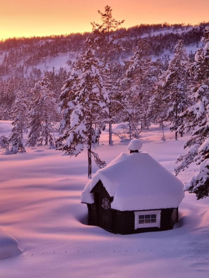 Beautiful Log Cabin At Gautefall Heimdal Exterior photo